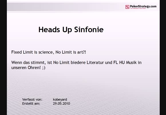 HU Sinfonie - Teil 1