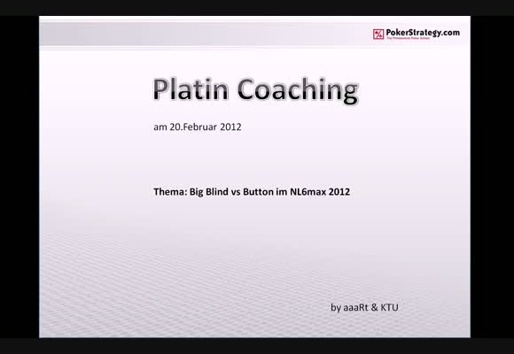 Big Blind vs Button in No Limit Shothanded - Coaching Review