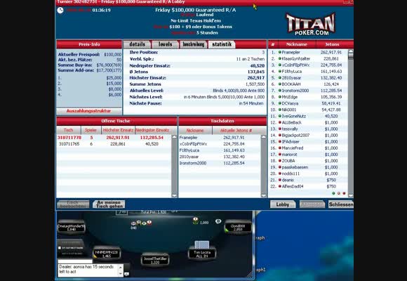 MTT $109 Rebuy FR - Live