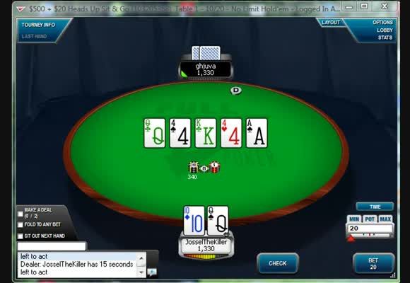 SNG $520 -570 Heads-Up - Live