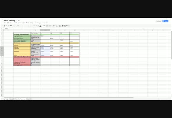 Schnitzelfisch on Visual Planning: Monthly Planning