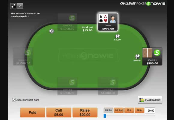 Unusual Betsizings - Full Pot Size Bet