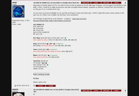 Handhistory Review with somnius - Part 8