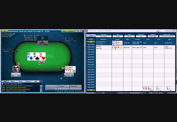 PLO HU with TwiceT and suitedeule - Part 6