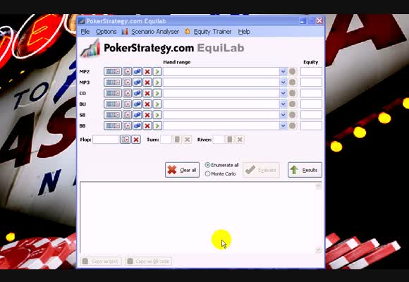 PokerStrategy.com EquiLab für Fortgeschrittene