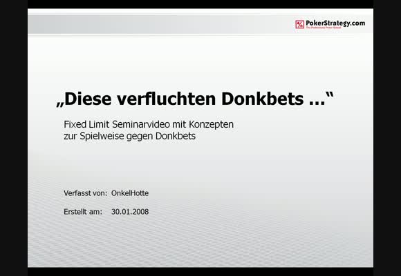 Seminar: FL Donkbets