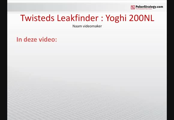 Twisteds Leakfinding : 200NL Yoghi
