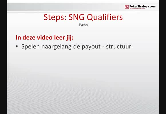 Steps: Sit and Go Qualifiers -deel 2-