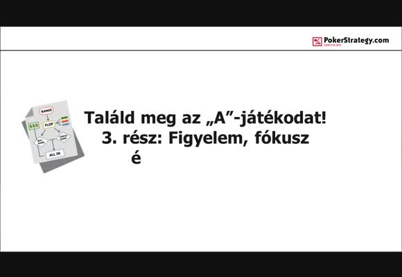 Találd meg az A játékod - Figyelem, fókusz, és a jelen pillanat