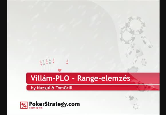 Pot Limit Omaha range elemzés Nazgul-al