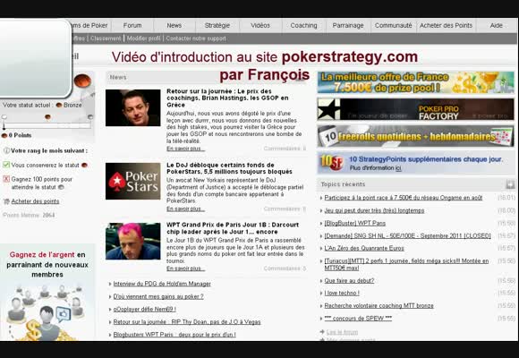 PokerStrategy.com : premiers pas