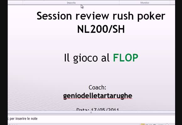 Session review NL200 - Il gioco al flop
