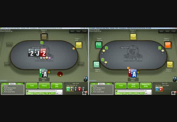 Internet Live on Unibet's 600NL Anonymous Tables