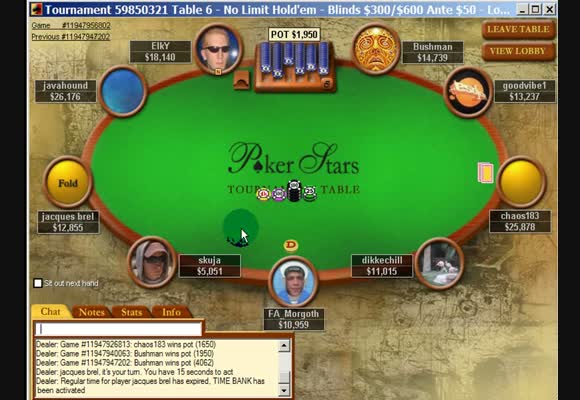 MTT $1000 - Final Tables II