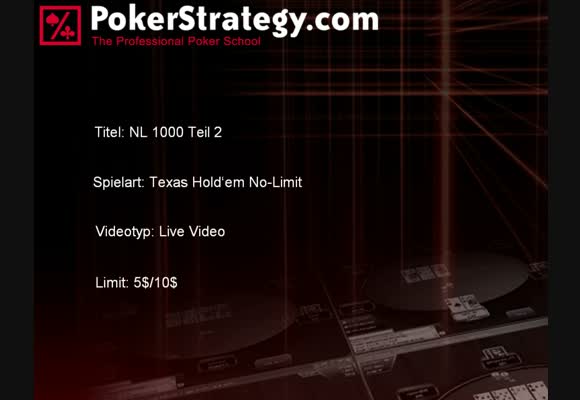 NL $1000 Shorthanded II