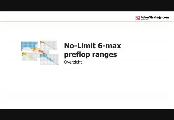 No-Limit 6-max Preflop Ranges