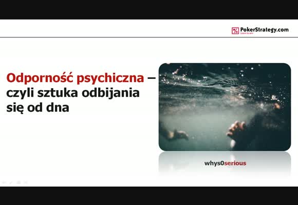 Odporność psychiczna - czyli sztuka odbijania się od dna