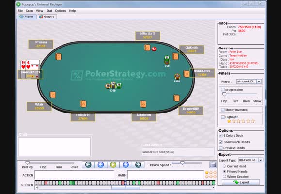 MTT Sunday Milion session review - część 2