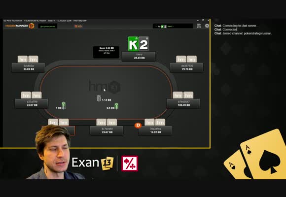 MTT с Exan13 - разбор Bounty Hunters Special $88 (1-е место)