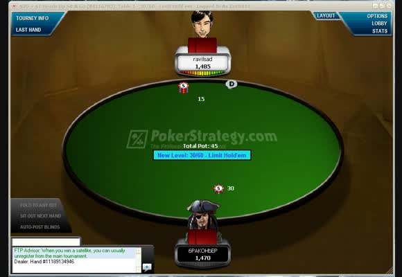 Special Coaching, SNG $20 FL HU II