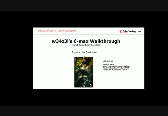Прохождение 6-max, Живая сессия NL $10 Zoom SH, часть 10