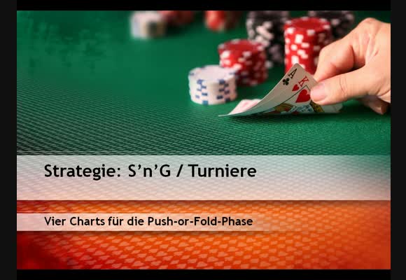 Vier Standard-Charts für die Push-or-Fold-Phase
