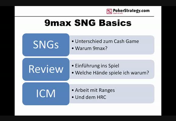 Videocontest 2014 - 9max SNG Basics