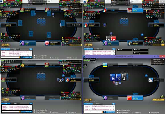 Crush NL20 on 888poker with w34z3l