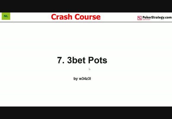 Crash Course - 3-Bet Pots (7)