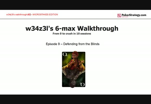 W34z3l's Walkthrough - Defending from the Blinds